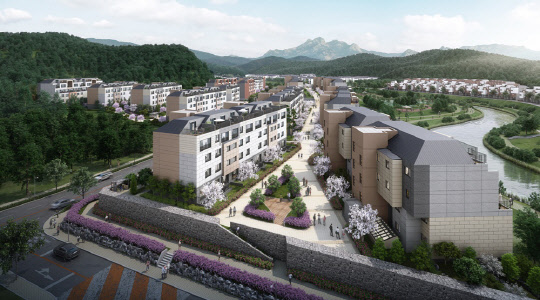 우미건설이 이달 분양하는 고양 삼송 우미라피아노 투시도.<우미건설 제공>